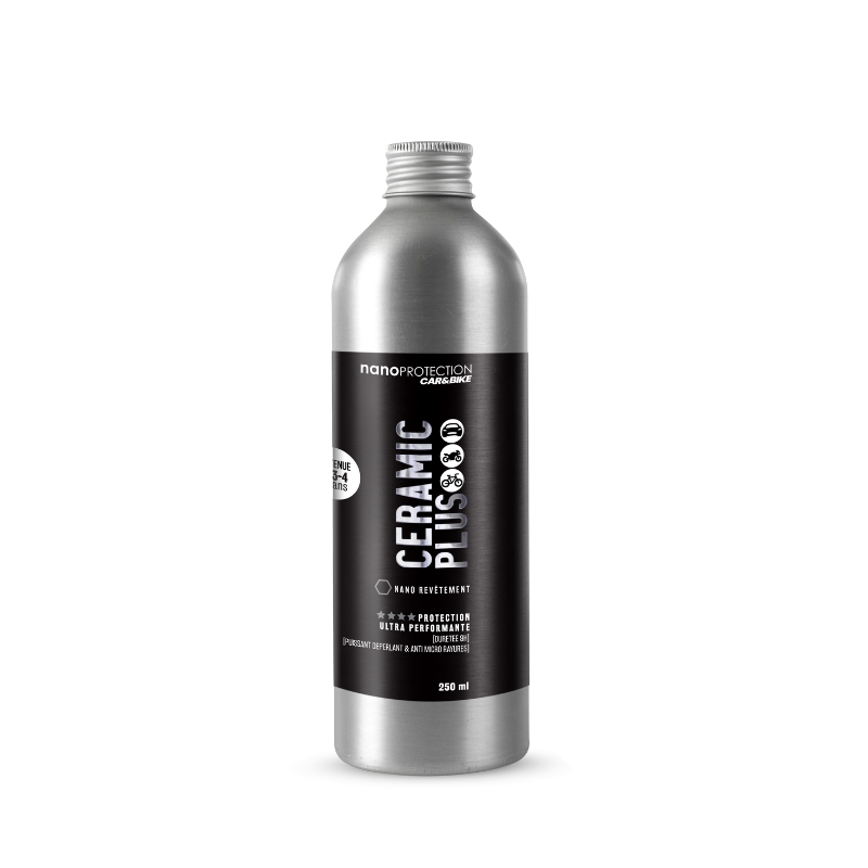 Ceramic Plus 9H – 250 mL : conçu pour un traitement longue durée avec 3 couches. Idéal pou…