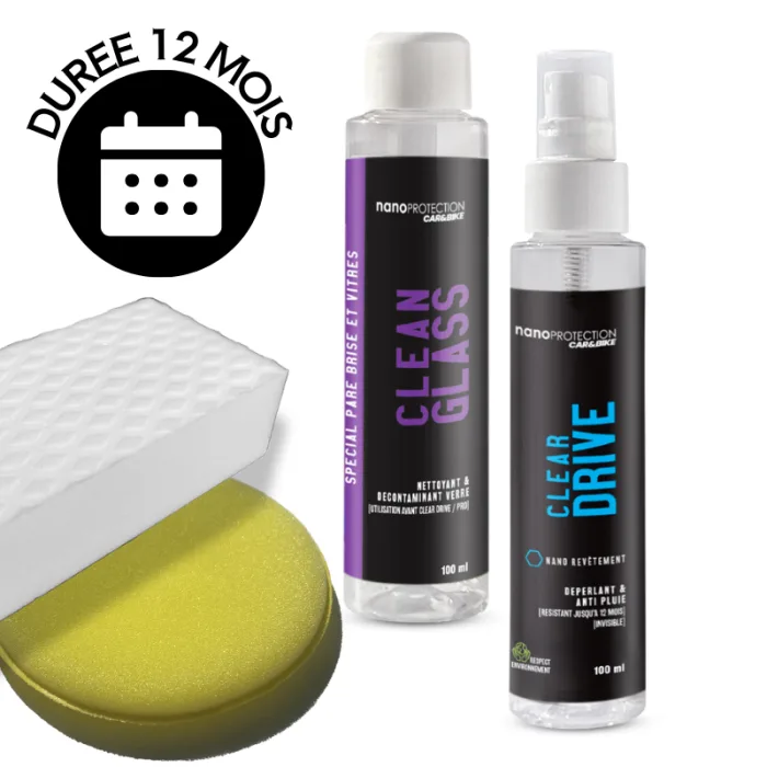 Kit Anti Pluie – Kit Anti-Pluie pour pare-brise et vitres automobiles