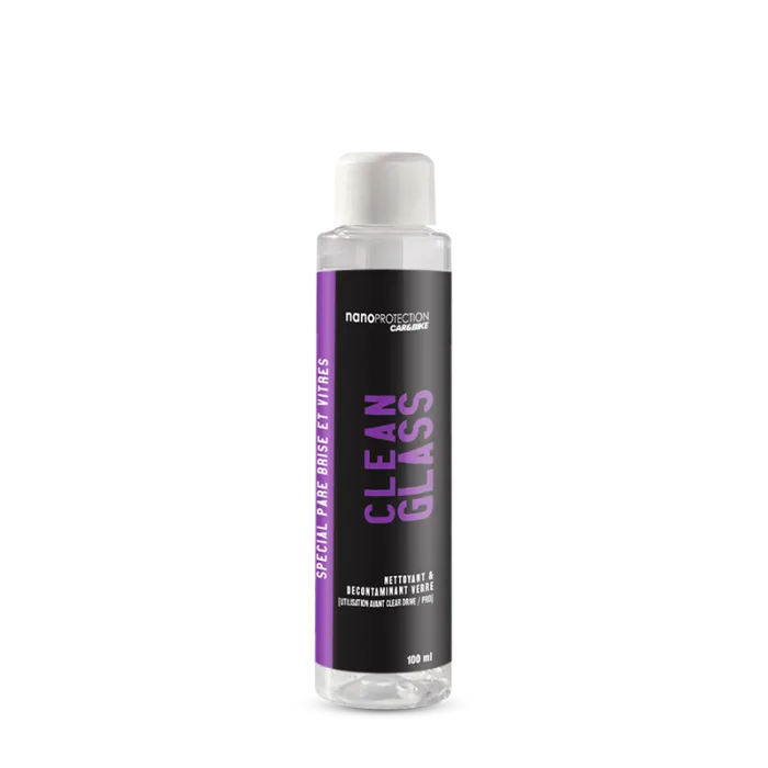 Clean Glass – Nettoyant Verre Auto – Préparation Nano-Verre